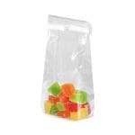 Polypropylene bags with rectangular bottom 8+3.5x18cm, 40µm transparent, in packs of 100 pcs. - Image 4