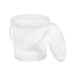 Spaiņi ar vāku un rokturi, PP, 1.5L, Ø145/142mm, caurspīdīgi