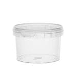 Containers with lids PP - 280 ml, Ø93/63 mm, transparent - Image 2
