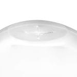 Dangteliai PET puodeliams, Ø95 mm, kupolo formos, su kryžmine skylute šiaudeliui, skaidrūs, 50 vnt. - Image 2