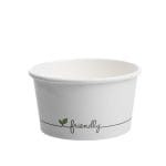 PAP/PLA BIOCUP soup containers, 350 ml, Ø115/65 mm, white, 25 pcs. - Image 2
