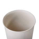 Puodeliai PP, 430ml, Ø90mm, smėlio sp., gofruoti, depozitiniai, daugkartinio naudojimo. - Image 2