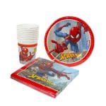 Puodeliai PAP/PE, 200 ml, Ø80 mm, baltos sp., SPIDERMAN, vienasluoksniai, 8 vnt. - Image 5