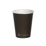 PAP/PE cups, 300 ml, Ø90 mm, white Coffee4you, single-layer, 50 pcs.