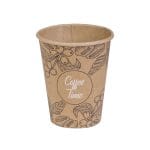 PAP/PE cups, 300 ml, Ø90 mm, single-layer, kraft All You Need, 50 pcs.