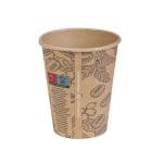 PAP/PE cups, 300 ml, Ø90 mm, single-layer, kraft All You Need, 50 pcs. - Image 2
