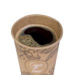 PAP/PE cups, 300 ml, Ø90 mm, single-layer, kraft All You Need, 50 pcs. - Image 3