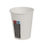 Puodeliai PAP/PE, 300 ml, Ø90 mm, vienasluoksniai, baltos sp., 50 vnt. - Image 2