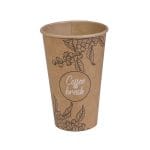 Glāzes PAP/PE 400ml Ø90mm, 50gb.,kraft,All You Need,SW (54736)