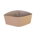 Corrugated cardboard sleeve for paper cups 300-450 ml