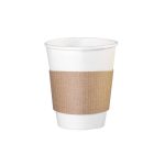 Corrugated cardboard sleeve for paper cups 300-450 ml - Image 2