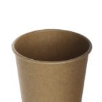 PAP/PE cups, 360 ml, Ø90 mm, single-layer, kraft, 50 pcs. - Image 2