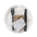 Vienreizlietojamo trauku komplekts Spino 6 personām - Image 2