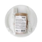 Vienreizlietojamo trauku komplekts Spino 6 personām - Image 4