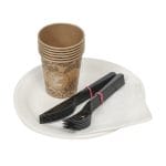 Vienreizlietojamo trauku komplekts Spino 6 personām - Image 5