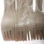 Šakutės SPINO BIO, medinės, 16cm, 10 vnt. - Image 2