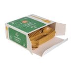 Wood fibre spoons 17 cm, brown, reusable, 70 pcs. - Image 2