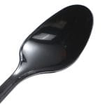 PS spoons, 18 cm, black, reusable, 50 pcs. - Image 2