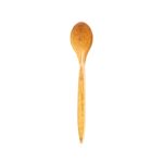Tea spoons made of wood-polymer compound, 13.5 cm, brown, reusable, 100 pcs.