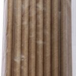 Popieriniai kokteilių šiaudeliai SPINO BIO 205 mm, Ø6 mm, kraft, 25 vnt. - Image 2