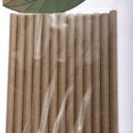 Popieriniai SPINO BIO kokteilių šiaudeliai 205mm, Ø8mm, kraft, 25vnt. - Image 2