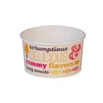 PAP/PE bowls, 160 ml, Ø85 mm, white CHILL, 25 pcs.