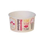 PAP/PE bowls, 160 ml, Ø85 mm, white CHILL, 25 pcs. - Image 2