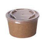 WOK containers, 500 ml, Ø120 mm, kraft, 50 pcs. - Image 3