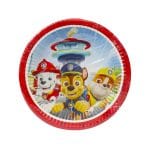 Popierinės lėkštės Ø20cm, PAW PATROL, 8 vnt.