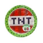 Popierinės lėkštės Ø23cm, MINECRAFT, 8 vnt. - Image 2