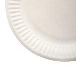 Paper plates, Ø23 cm, white, 100 pcs. - Image 2