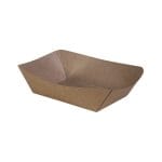 Paper trays 218/137 x 125/86 x 52 mm, kraft, 50 pcs.