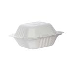 BIOBOX cukranendrių pl. indeliai, 152x152x80mm, su dangteliu, baltos sp., 50vnt. - Image 2