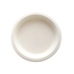 Cukranendrių pl. lėkštės Ø15cm, baltos sp., 50vnt.