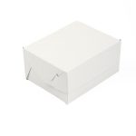 Cardboard boxes 12x10x6cm with lid, white/brown, in packs of 100 pcs. - Image 4