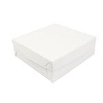 Cardboard boxes 24x24x10cm with lid, white/brown, in packs of 50. - Image 7