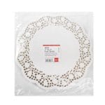 Popierinės servetėlės tortams Ø280 mm, baltos sp., pakuotėje 250 vnt. - Image 4