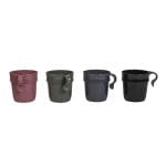 SAN cups, 300 ml, black, reusable - Image 2