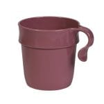 SAN cups 300 ml, pastel pink, reusable