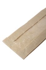 Popieriniai maišeliai su langeliu 120x50x580mm, PAP+PE, 35+10gsm, rudos sp.. - Image 3