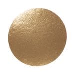 Auksiniai padėkliukai, apvalūs, PAP/PET, Ø16 cm, (1050 gsm) 100 vnt.