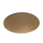 Gold coasters, round, PAP/PET, Ø18 cm, (1050gsm) 100 pcs. - Image 2