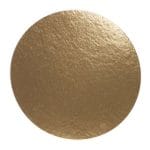 Auksiniai padėkliukai, apvalūs, PAP/PET, Ø24 cm, (1050 gsm) 100 vnt.