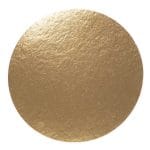 Auksiniai padėkliukai, apvalūs, PAP/PET, Ø28 cm, (1050 gsm) 100 vnt.