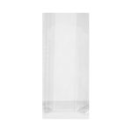Polypropylene bags with rectangular bottom 8+3.5x18cm, 40µm transparent, in packs of 100 pcs. - Image 3