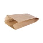 Popieriniai maišeliai 100x50x160mm, PAP, 35gsm, rudos sp. - Image 2