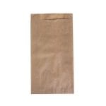Popieriniai maišeliai 120x50x230 mm, PAP, 35 gsm, rudos sp.