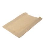 Papīra tūtas ar perforētu lodziņu, 180x60x250mm, PAP, 32gsm, brūnas, iepakojumā 1000gab. - Image 2