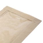 Papīra tūtas ar perforētu lodziņu, 180x60x250mm, PAP, 32gsm, brūnas, iepakojumā 1000gab. - Image 3