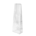 Polypropylene bags with rectangular bottom 8x4.5x23.5cm, transparent, in packs of 100.